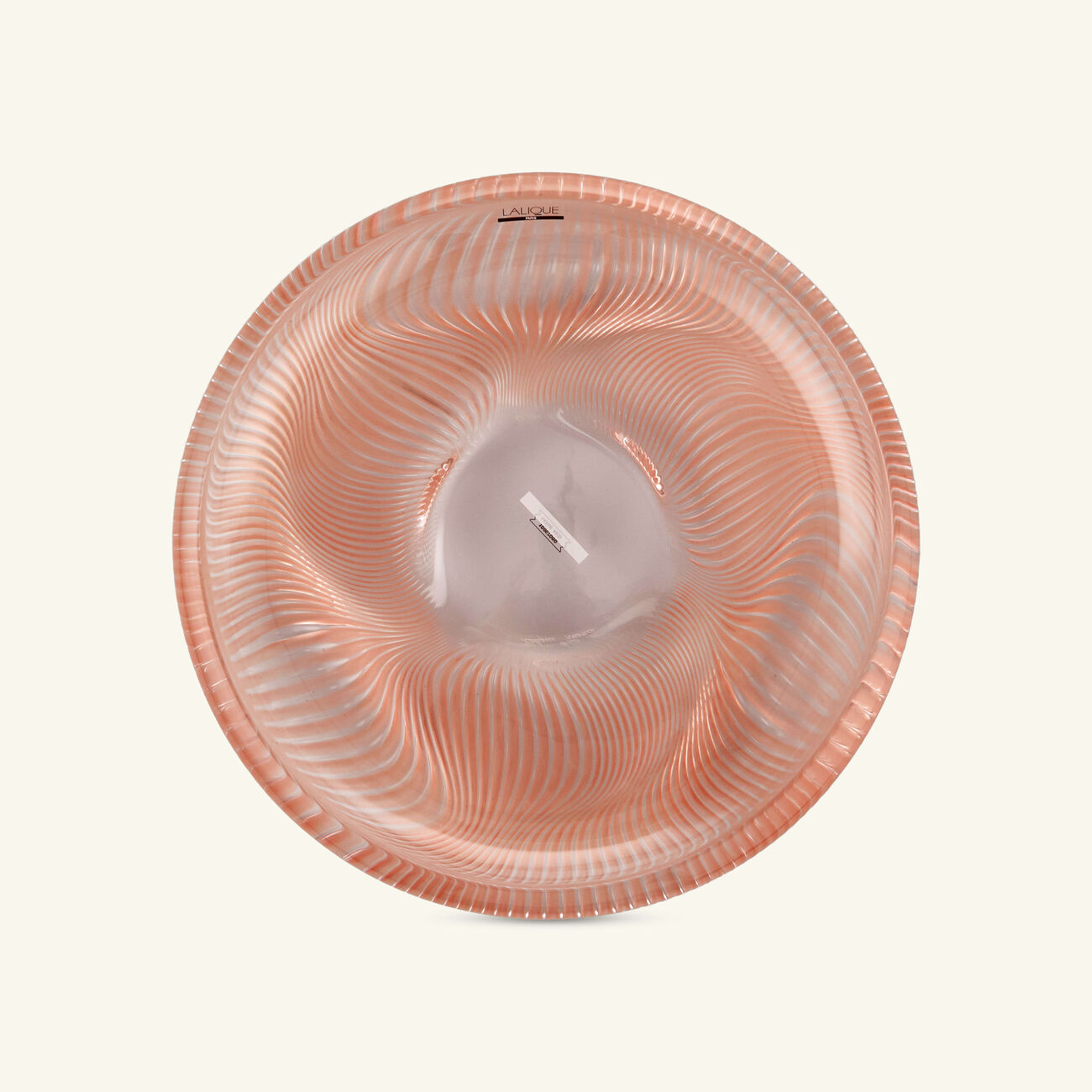 Alize Bowl Pink lalique alize bowl pink