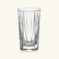 christofle iriana highball drinking glass clear set of 2