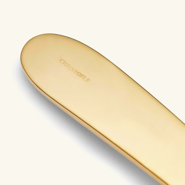 l ame de christofle soup spoon gold