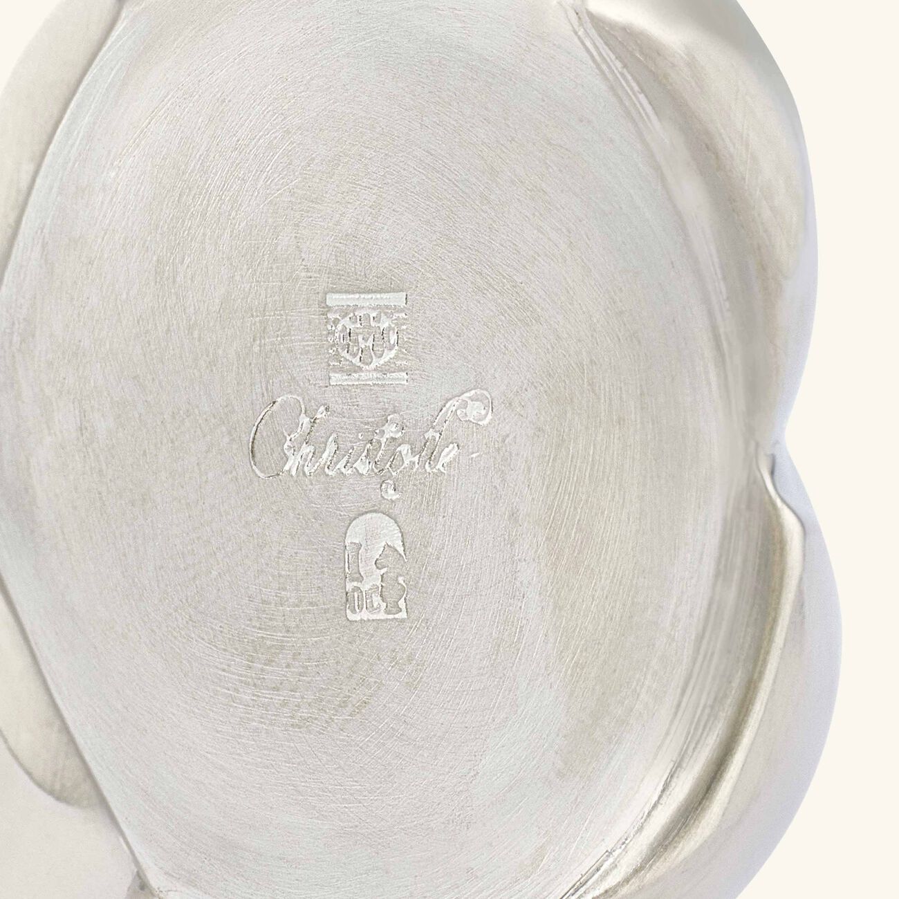 christofle babylone candle holder silver plated