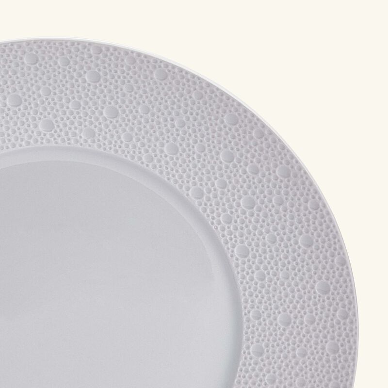 Ecume Dinner Plate Round White 26cm bernardaud ecume dinner plate round white 26cm