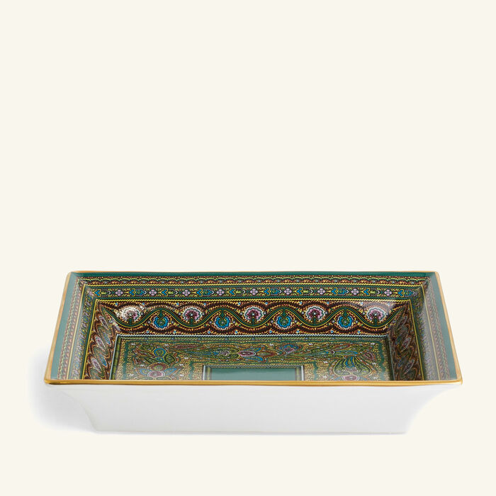 etro cachemire trinket tray rectangular small green