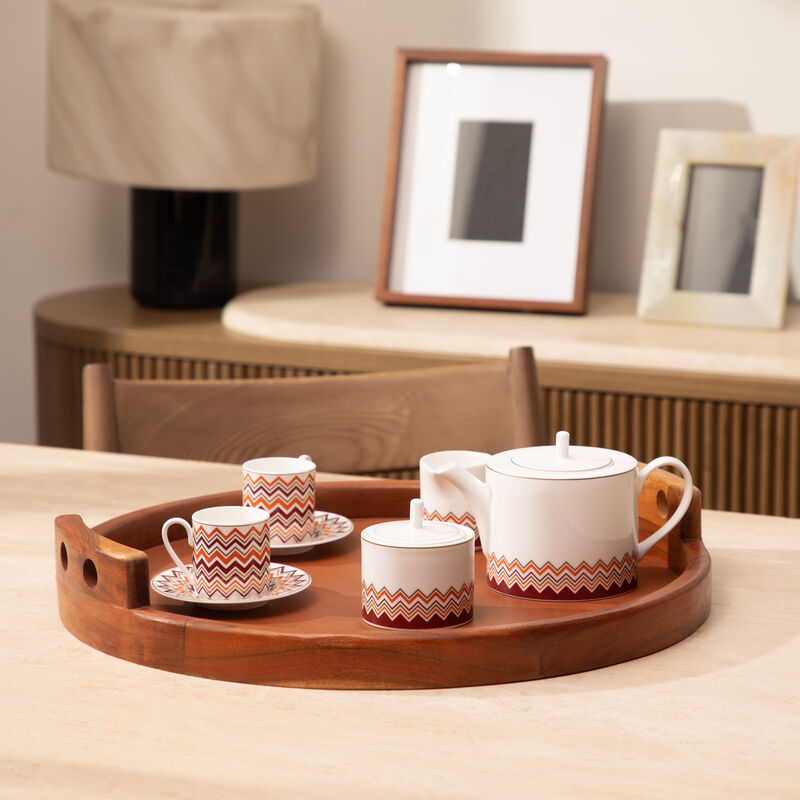 missoni home iconic sugar pot multicolor