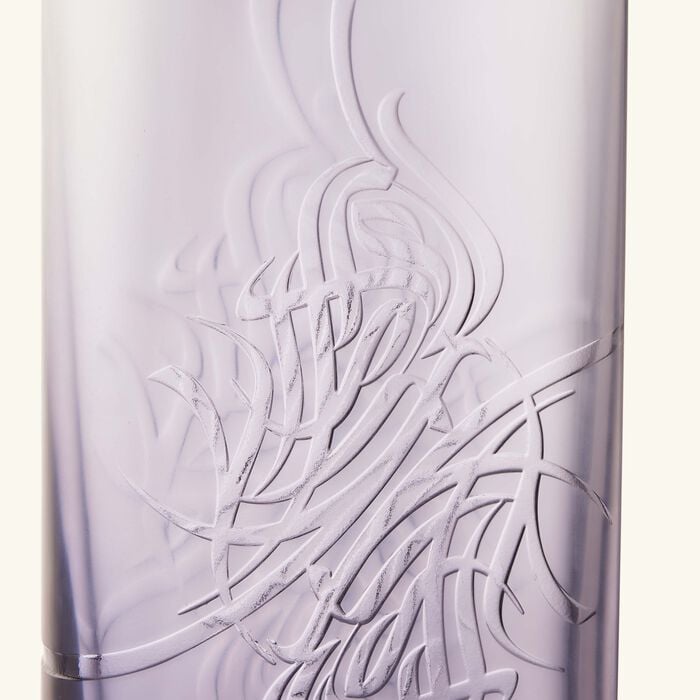 ماريو تشيوني مزهرية شادو بيضاوية طويلة بلون شفاف