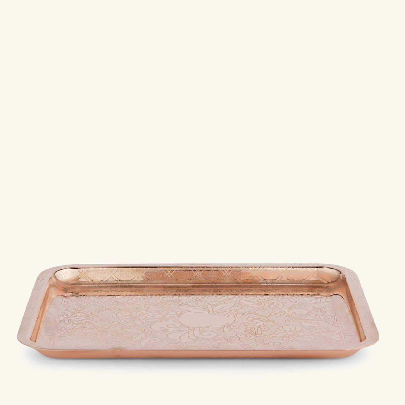 كريستوفل صينية جاردان ديدن مستطيلة صغيرة باللون الوردي