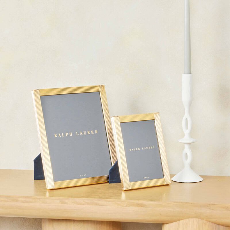 Luke Picture Frame Gold 16x21cm ralph lauren home luke picture frame gold 16x21cm