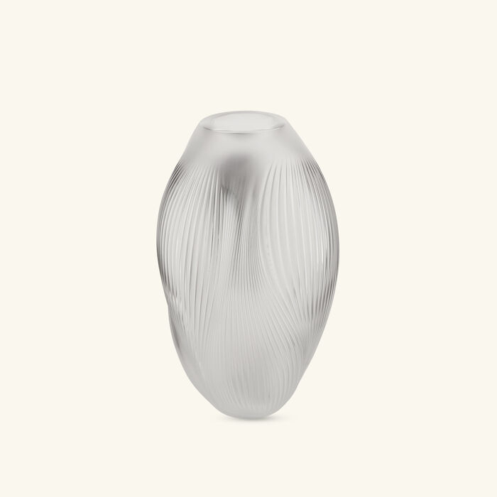 lalique alize vase medium clear