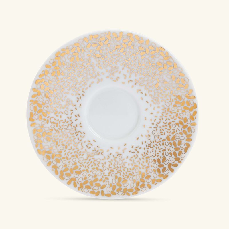 Tamrah by Razan Alazzouni Dots Arabic Tea Cup & Saucer Gold Set of 2 silsal tamrah by razan alazzouni dots arabic tea cup saucer gold set of 2