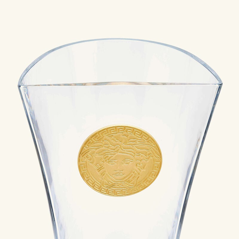 Medusa Madness Vase Large Clear versace medusa madness vase large clear