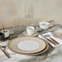 christofle malmaison imp riale dinner plate round gold 27cm