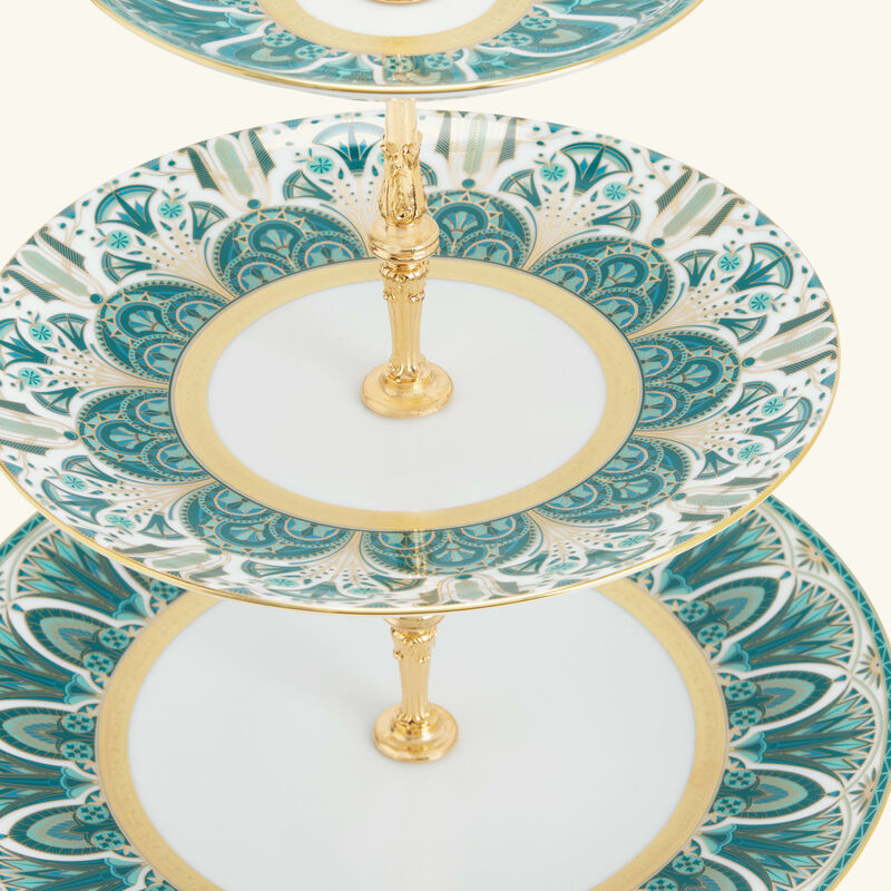 haviland r ves du nil 3 tier cake stand