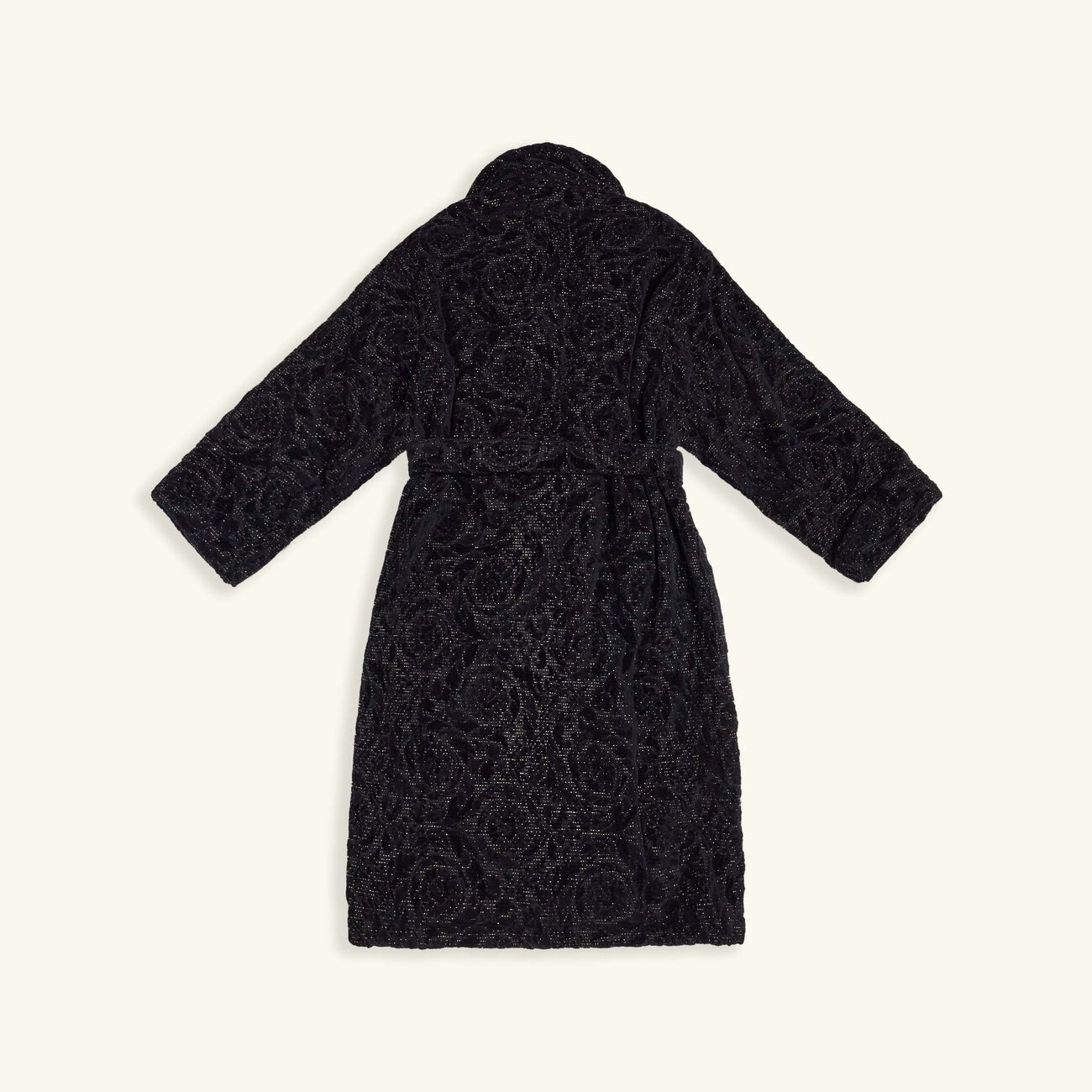 versace barocco bath robe large black