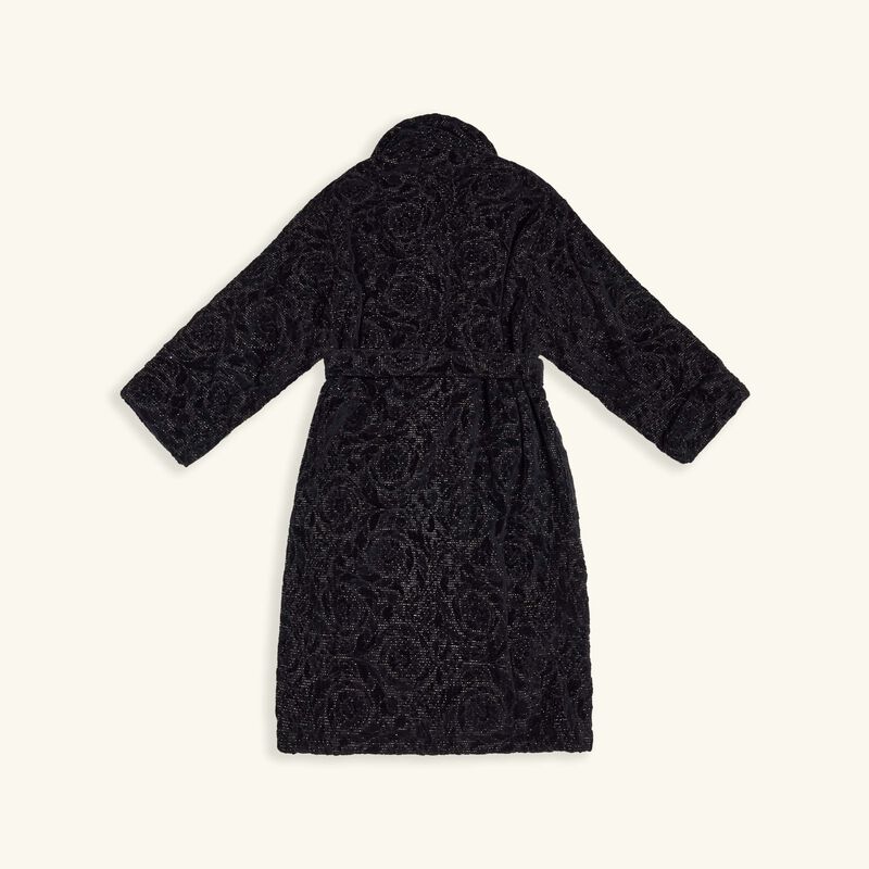 versace barocco bath robe large black
