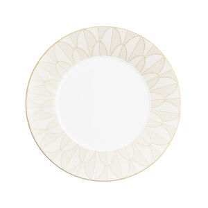 Malmaison Impériale Dinner Porcelain Plate Gold Finish, medium