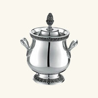 christofle malmaison sugar bowl silver plated