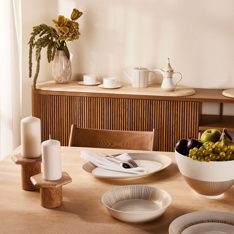 bernardaud sol serving platter gold 39cm