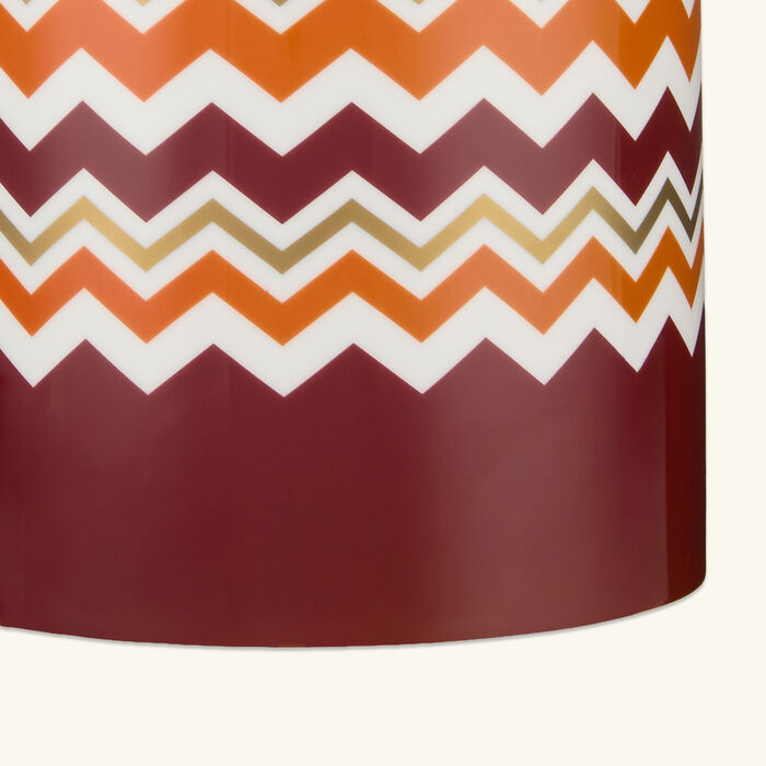 missoni home iconic vase round large multicolor