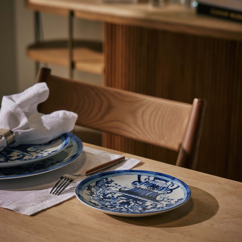 Blu Mediterraneo Dessert Plate Round Blue 19cm Set Of 2 dolce gabbana casa blu mediterraneo dessert plate round blue 19cm set of 2