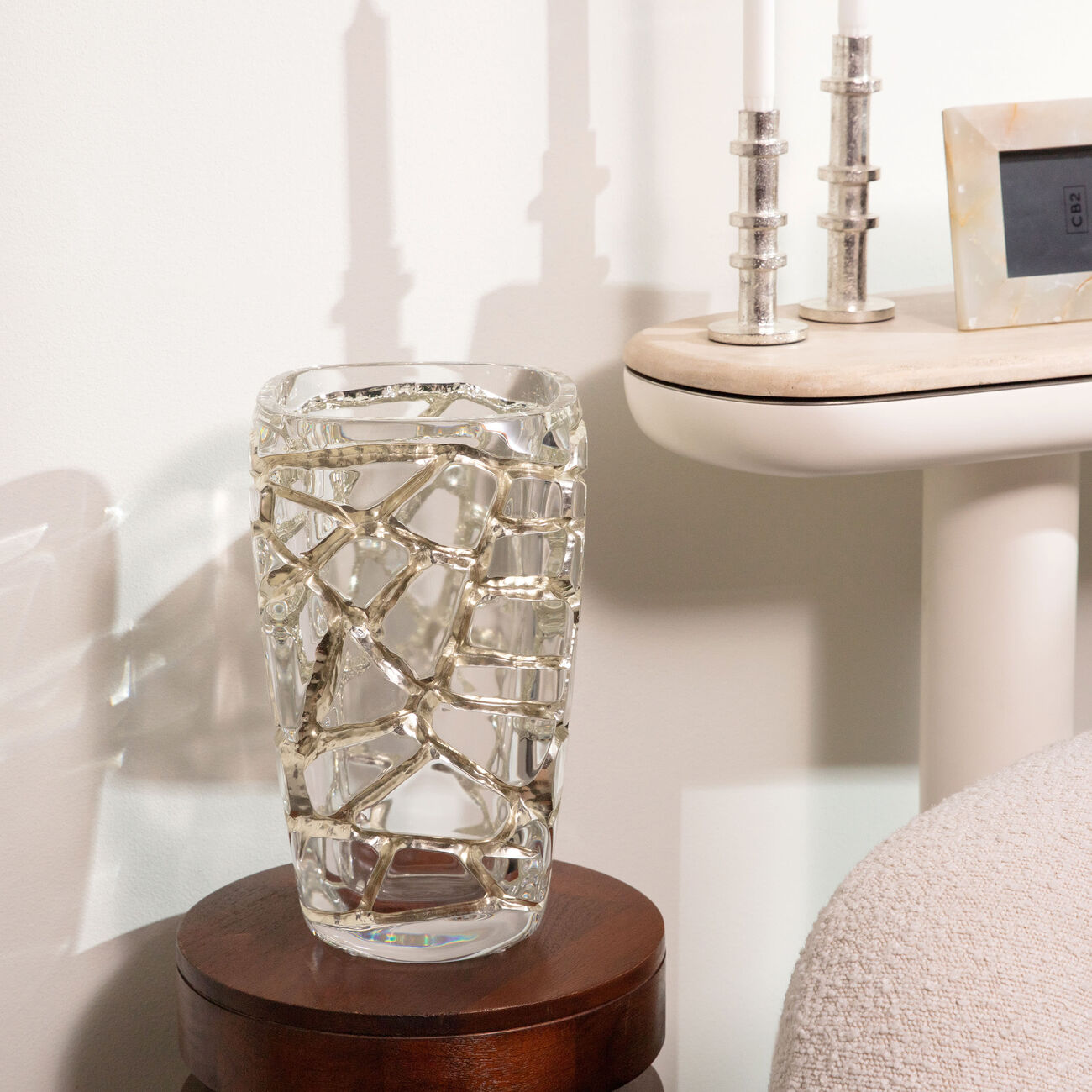 lalique magnitude vase large white