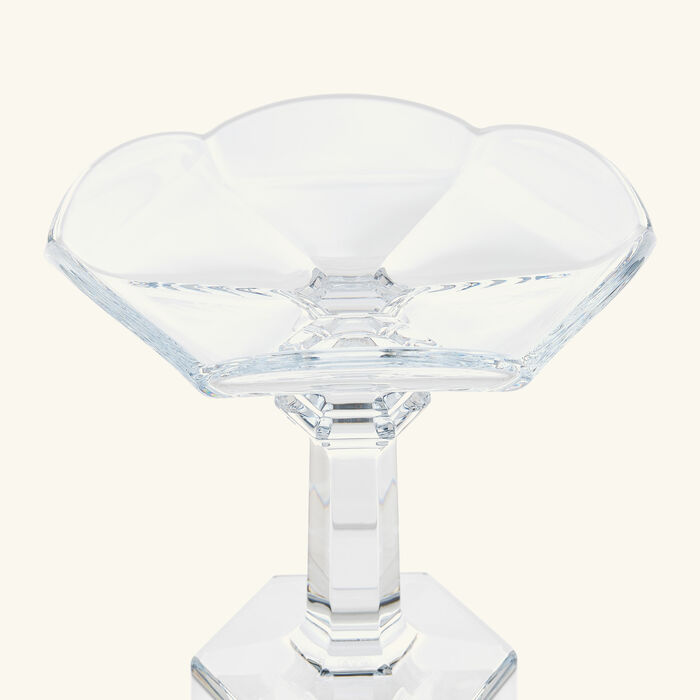 baccarat harcourt tulipe plate clear