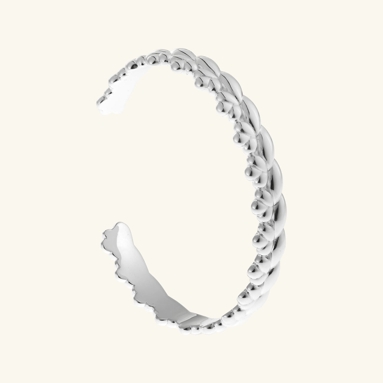 christofle babylone bangle sterling silver size 1