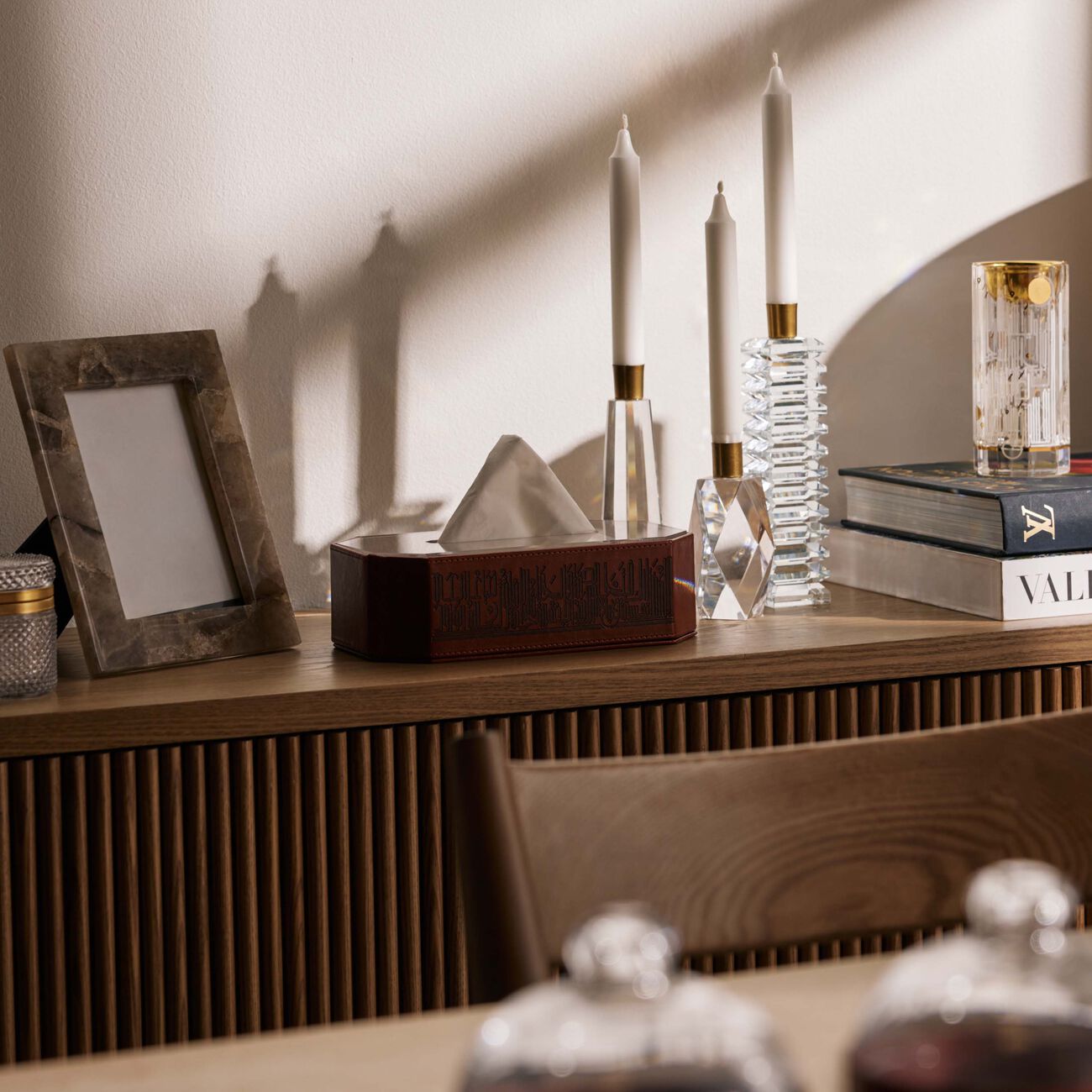 dimlaj hayat tissue box brown