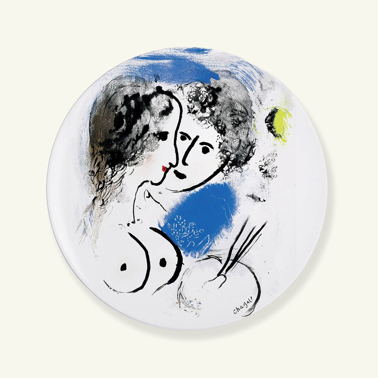 صندوق هدايا يضم 6 أطباق مارك شاغال دائرية برناردو صندوق هدايا يضم 6 أطباق مارك شاغال دائرية