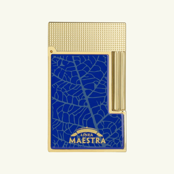 st dupont ligne 2 partagas lighter blue