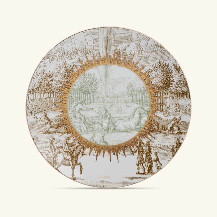 bernardaud versailles enchante salad plate round gold 21cm