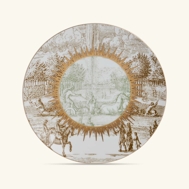 bernardaud versailles enchante salad plate round gold 21cm
