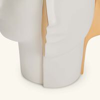 Atlas Split Vase Medium White jonathan adler atlas split vase medium white