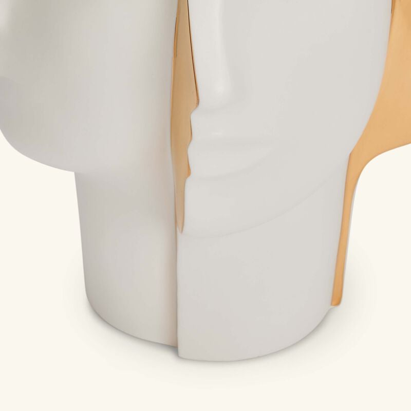 Atlas Split Vase Medium White jonathan adler atlas split vase medium white