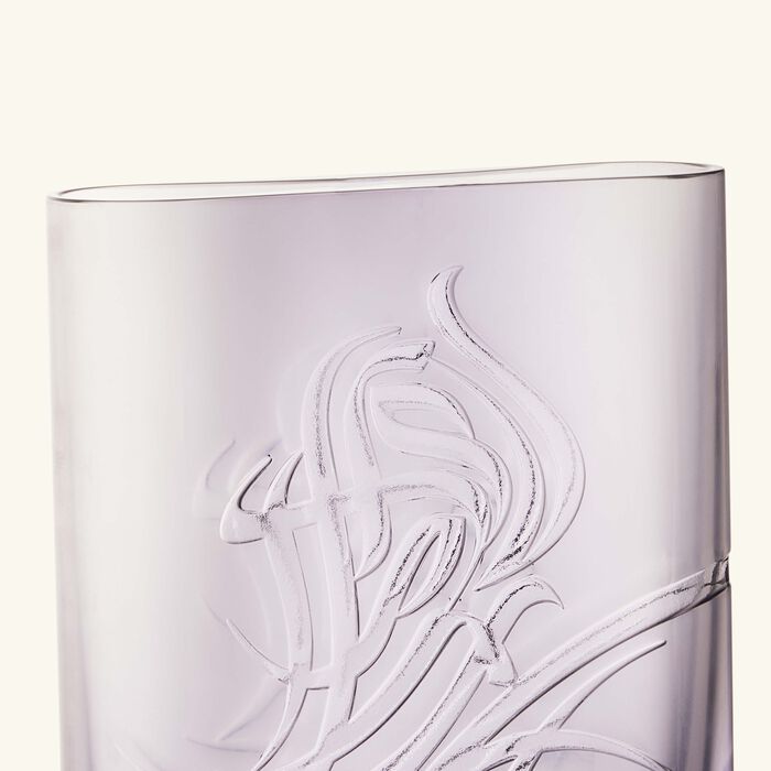 mario cioni   c oval shadow vase small clear