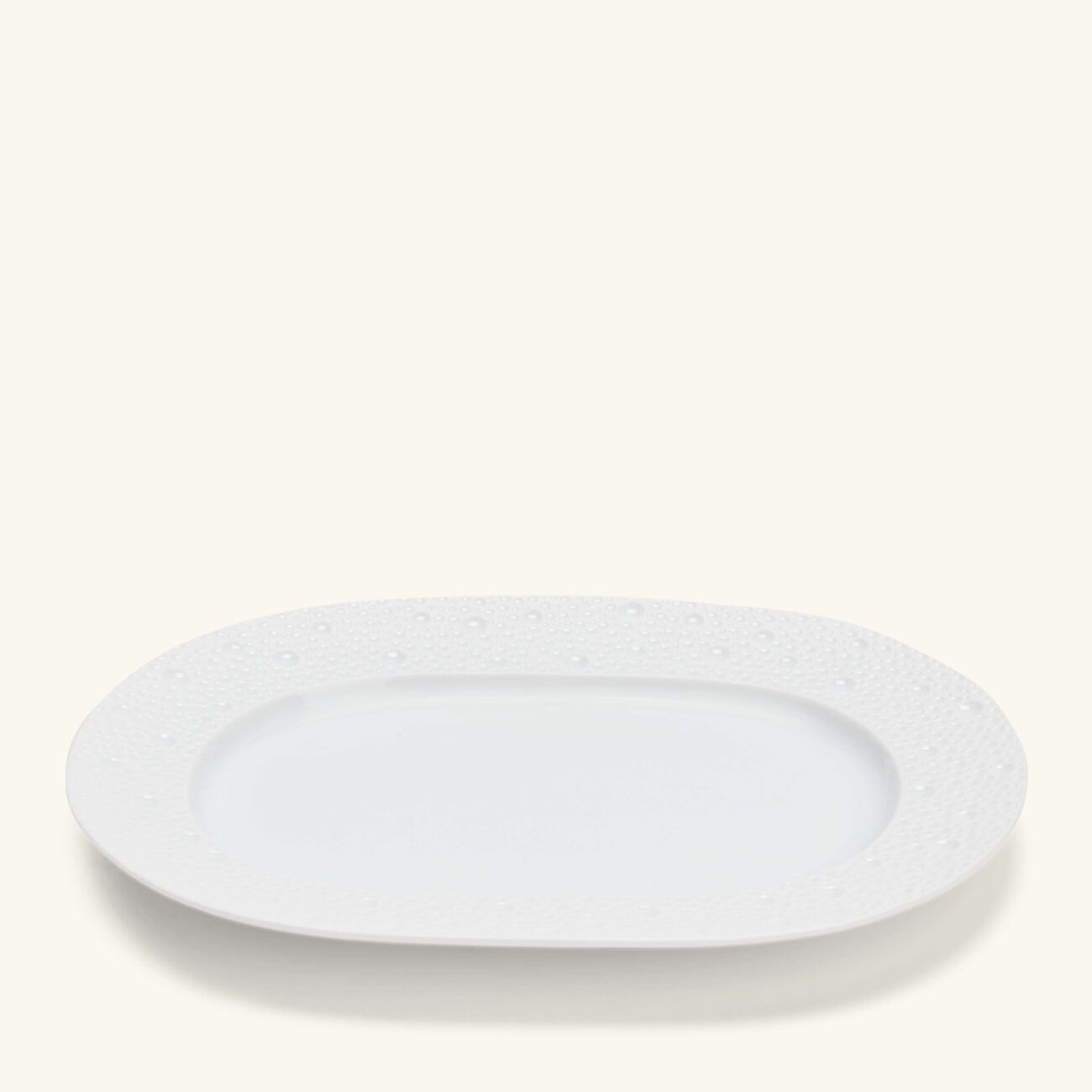 Ecume Serving Platter Oval White 21cm bernardaud ecume serving platter oval white 21cm