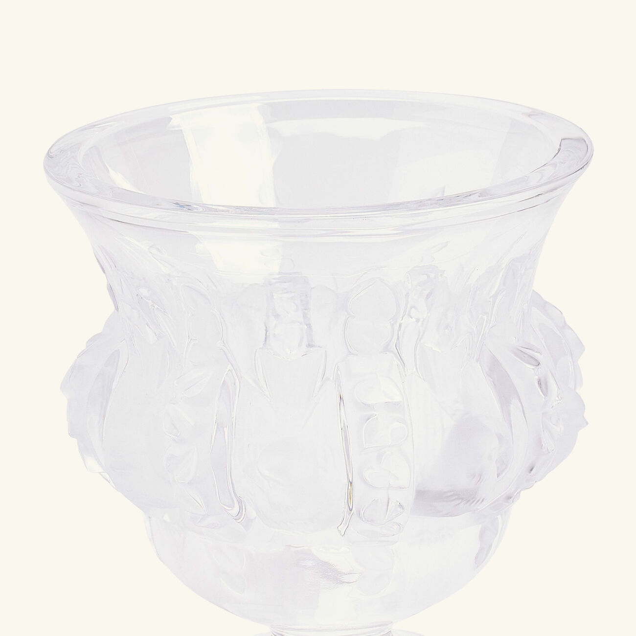 lalique dampierre vase mini clear
