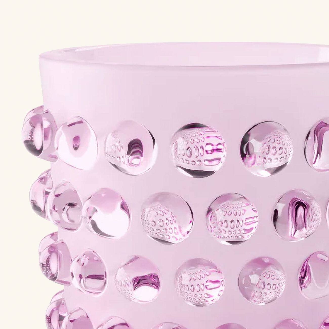 لاليك مزهرية موسي صغيرة باللون الوردي