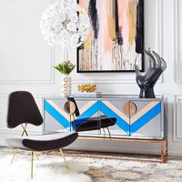 jonathan adler acrylic hand sculpture extra large grey