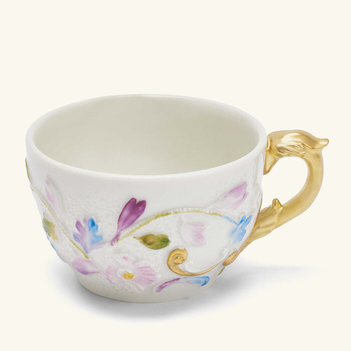 villari taormina tea cup saucer white