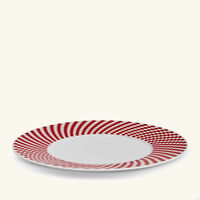 christofle madison 6 dessert plate round red 21cm