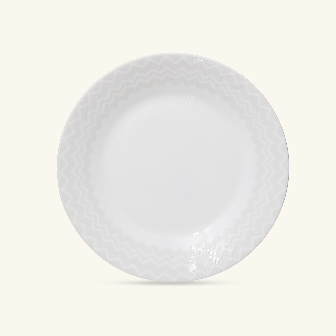 missoni home zig zag soup plate white 22 cm set of 2