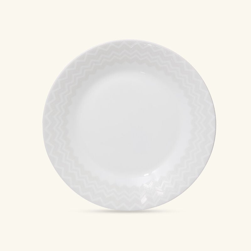 missoni home zig zag soup plate white 22 cm set of 2
