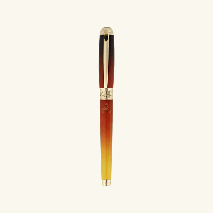 st dupont line d montecristo rollerball pen brown