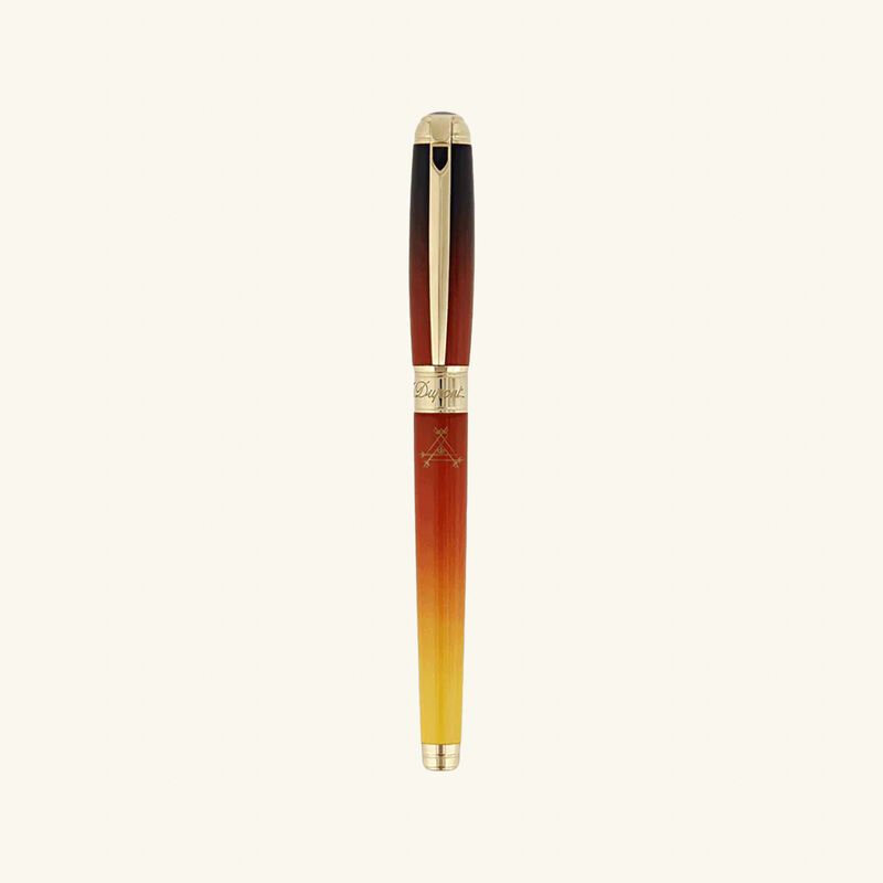 st dupont line d montecristo rollerball pen brown