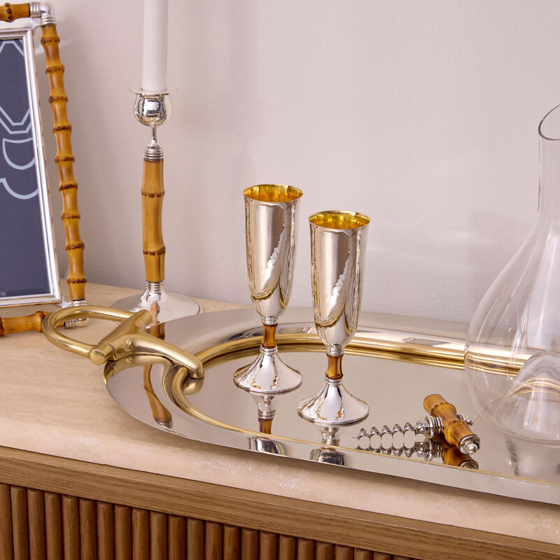 buccellati tahiti flute champagne set of 2