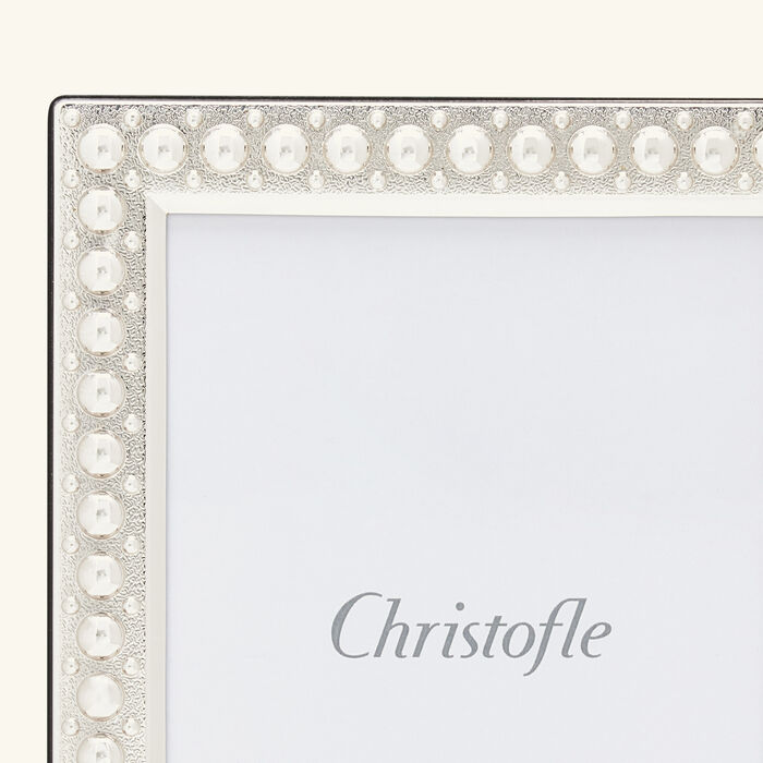 christofle perles picture frame sterling silver 13x18cm