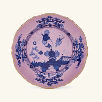 ginori 1735 oriente italiano serving platter round pink 31cm