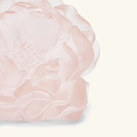 daum camellia flower figurine mini pink