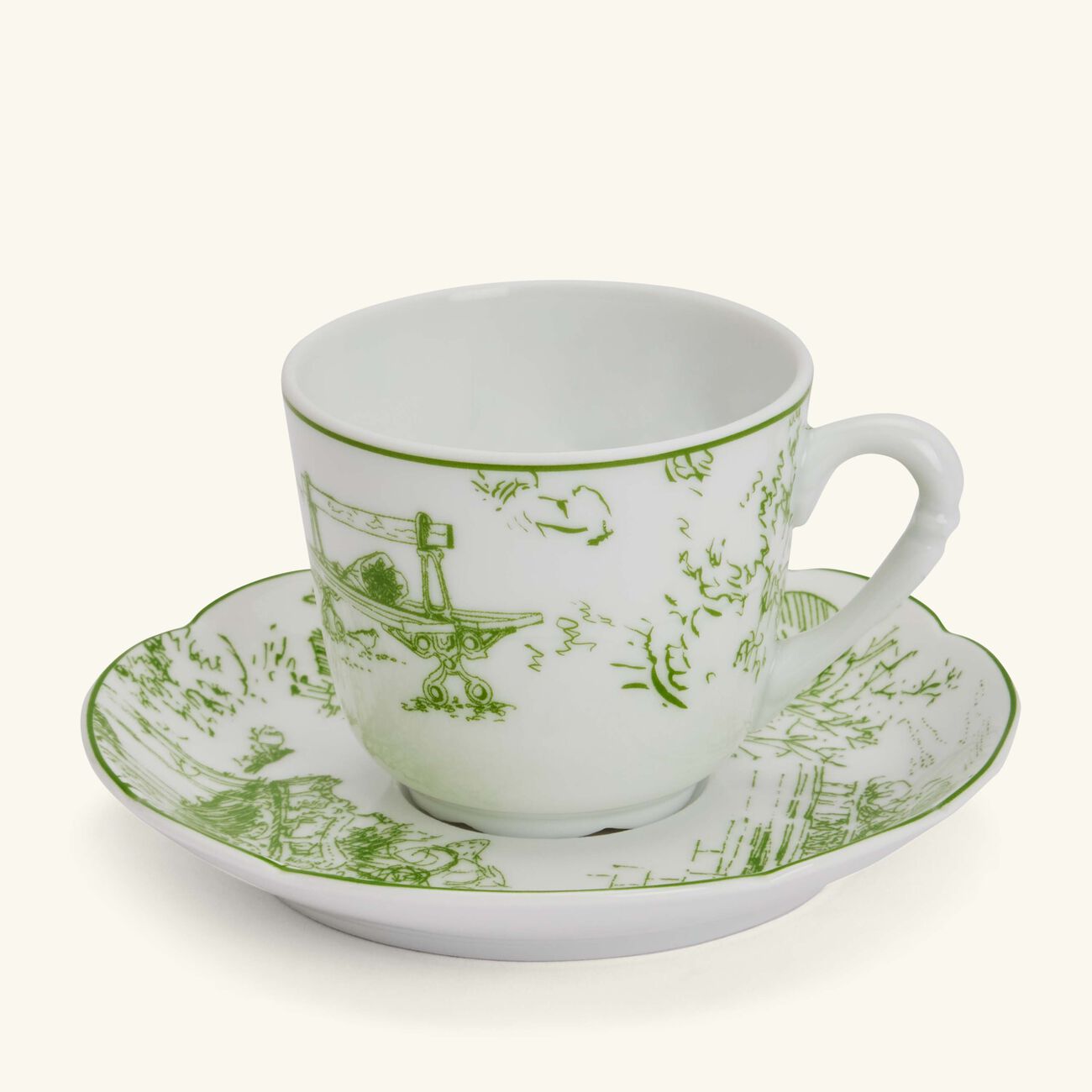 bernardaud tout paris espresso cup green