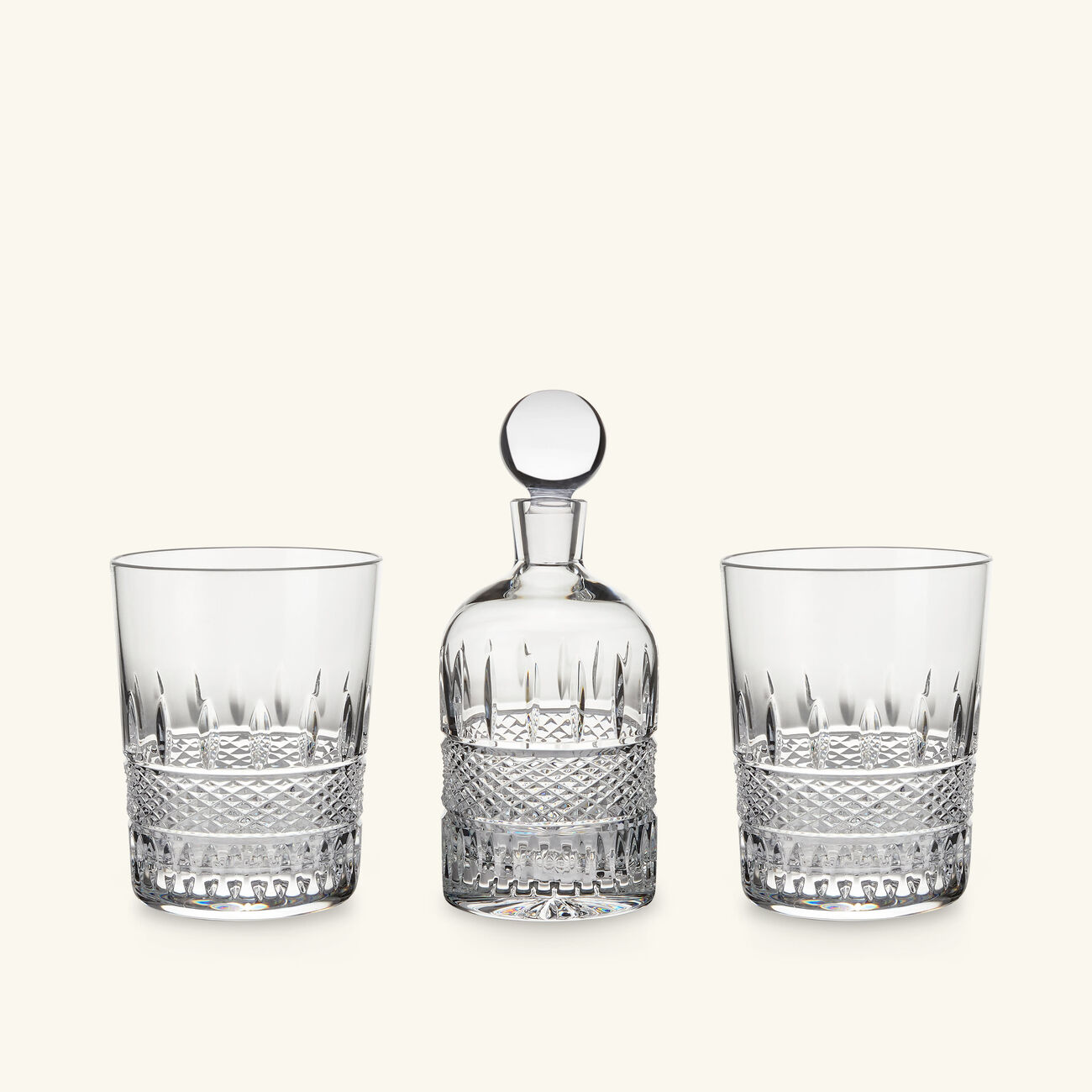 Mastercraft Irish Lace Decanter Set Clear waterford mastercraft irish lace decanter set clear