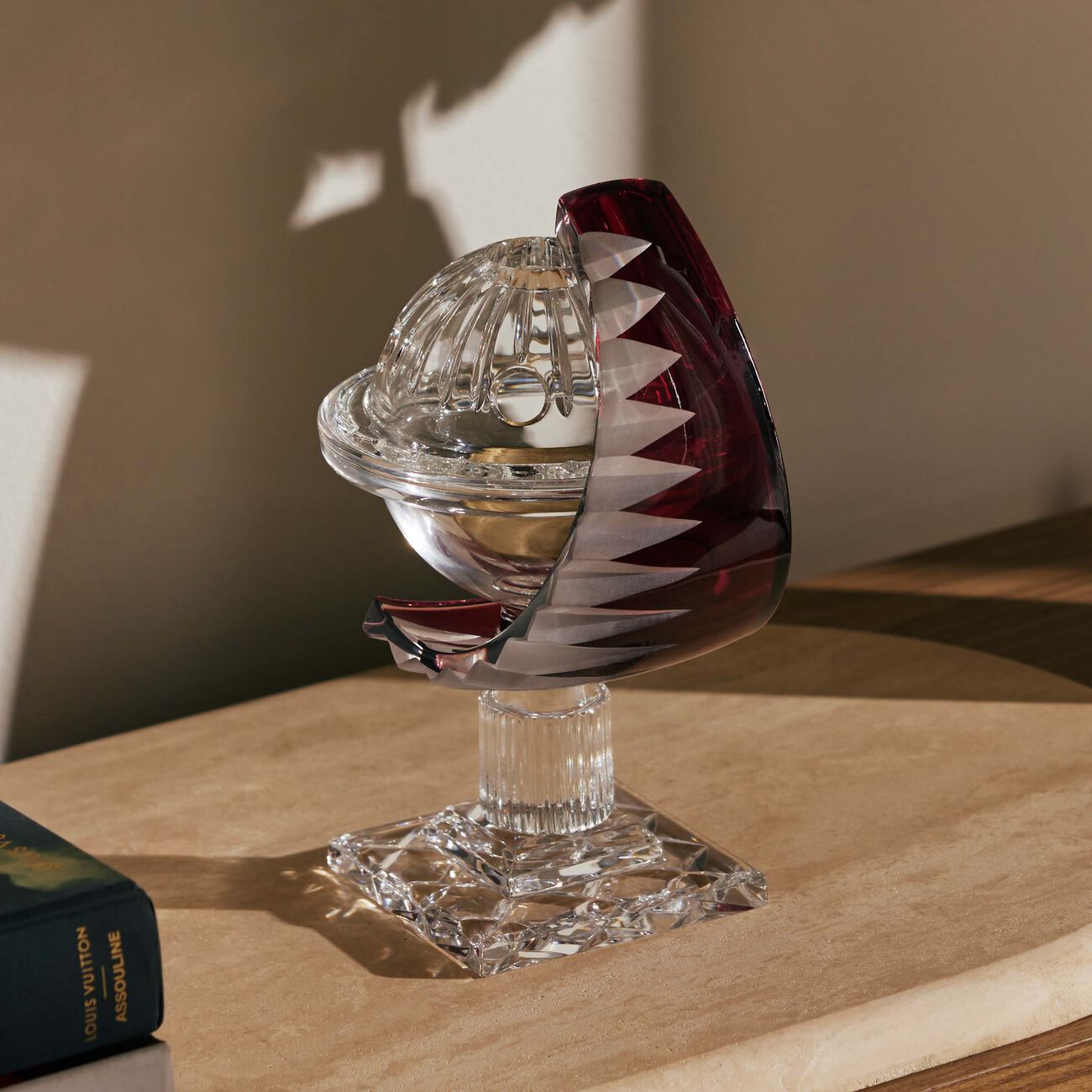 mario cioni   c qatar national day incense burner maroon